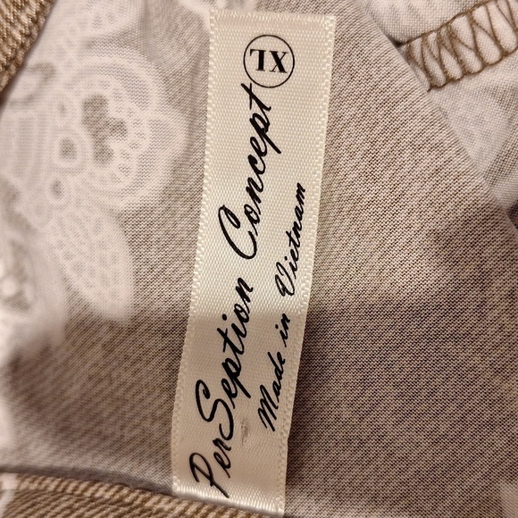 J womens PerSeption Concept casual stretch short sleeve top XL - Picture 4 of 4